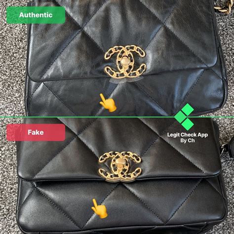 chanel 19 dupe|how to tell a genuine chanel bag.